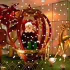 RGB falling snow light rotating projection night light garden wall led lamp