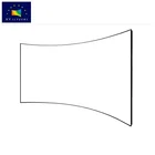180 degree curved frame projection screen 120 inch