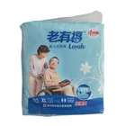 Anti-leak and fluff pulp material unisex disposable adult diaper abdl