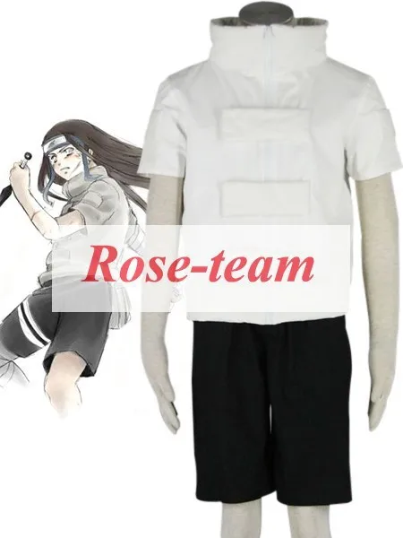 Rose-team Fantasia Anime Cosplay Lolita Dress Custom Made Naruto Hyuuga Neji Cosplay Costume