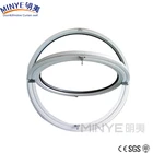 China supplier aluminum frame round design casement window horizontal pivot window for hotel
