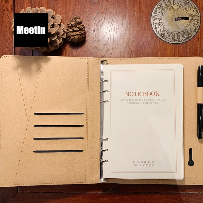 leather wireless chargeable powerbank power bank blue notebook