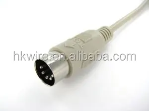 5-Pin DIN-Male AT to 6-Pin Mini DIN-Female PS/2 Keyboard Adapter - ANKUX.COM