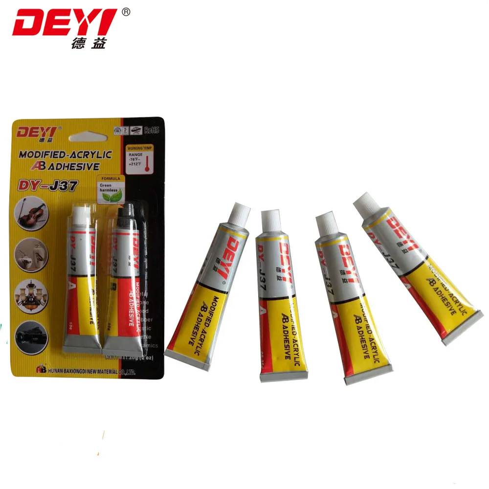 High Strength Epoxy AB Glue with Shear Strength ≥20 Mpa and Quick 3-5 Minute Initial Curing