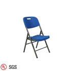 Modern Plastic Chair Polypropylene Plastic Chair Color Blue Folding Chairs