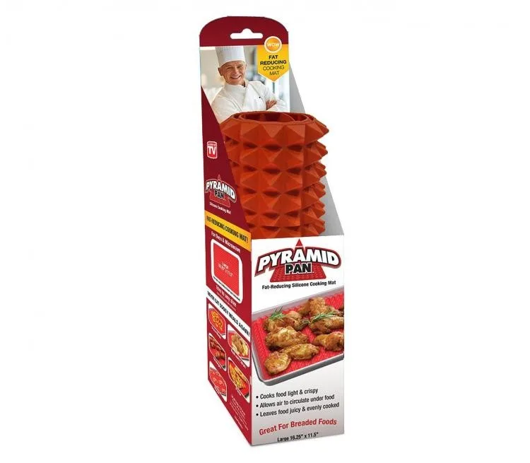 Pyramid Pan Silicone Rubber Baking Oven Mat