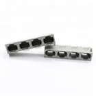 factory sell high quality good price 1*4 4 ports multi port amp plastic 8 pin 10 pin rj45 connector