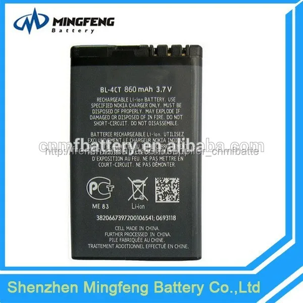 Gb standard t182872000 externe. bl4ct batteries. 5310xm/6700s téléphone portable pour nokia
