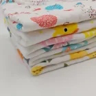 China factory wholesale 100% cotton gauze absorbent baby muslin bib