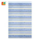 Popular Two Color Zebra Blind Chembo Automatic Double Roller Shade Dual Korea Jacquard Fancy Color Zebra Blinds