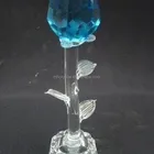 Light Up Standing Crystal Rose Flower MH-H0095