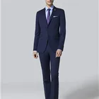 2 pieces pant suits slim fit business single breast two buttons formal suits for men made to measure