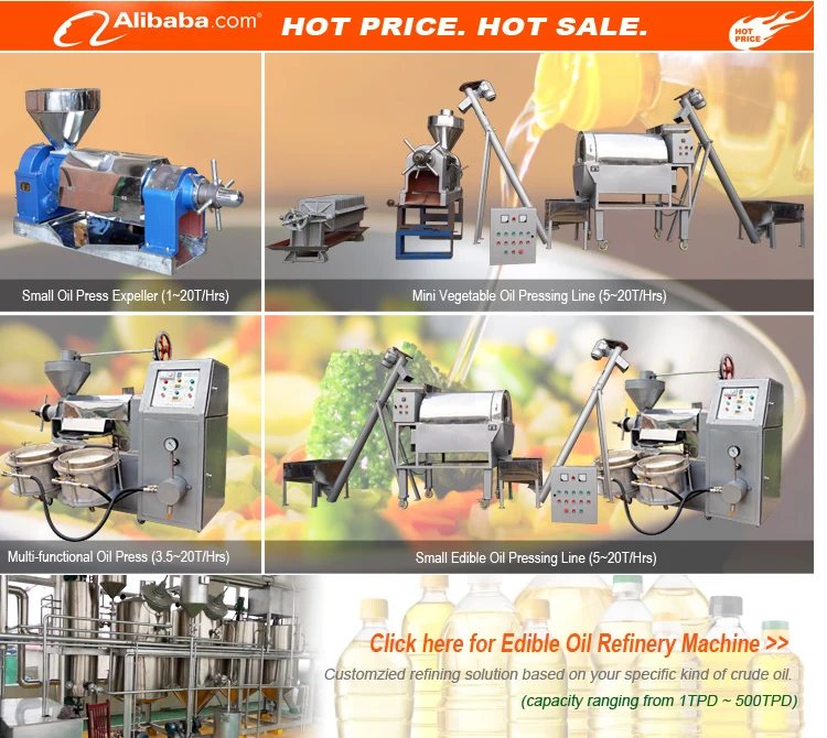 Hongde direct supply small oil press tanzania sunflower oil making machine at low price