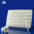 Cotton White disposable aircraft printed face towel For Airline