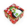 High Quality Chinese Factory Square Christmas Tin Box for Gift