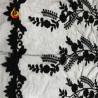 Turkey 100% Polyester Black Mesh Fabric for Clothing Wholesales