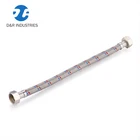 Thread 304 Stainless Steel Flexible Hose For Hot Water , NPT Braided Hose