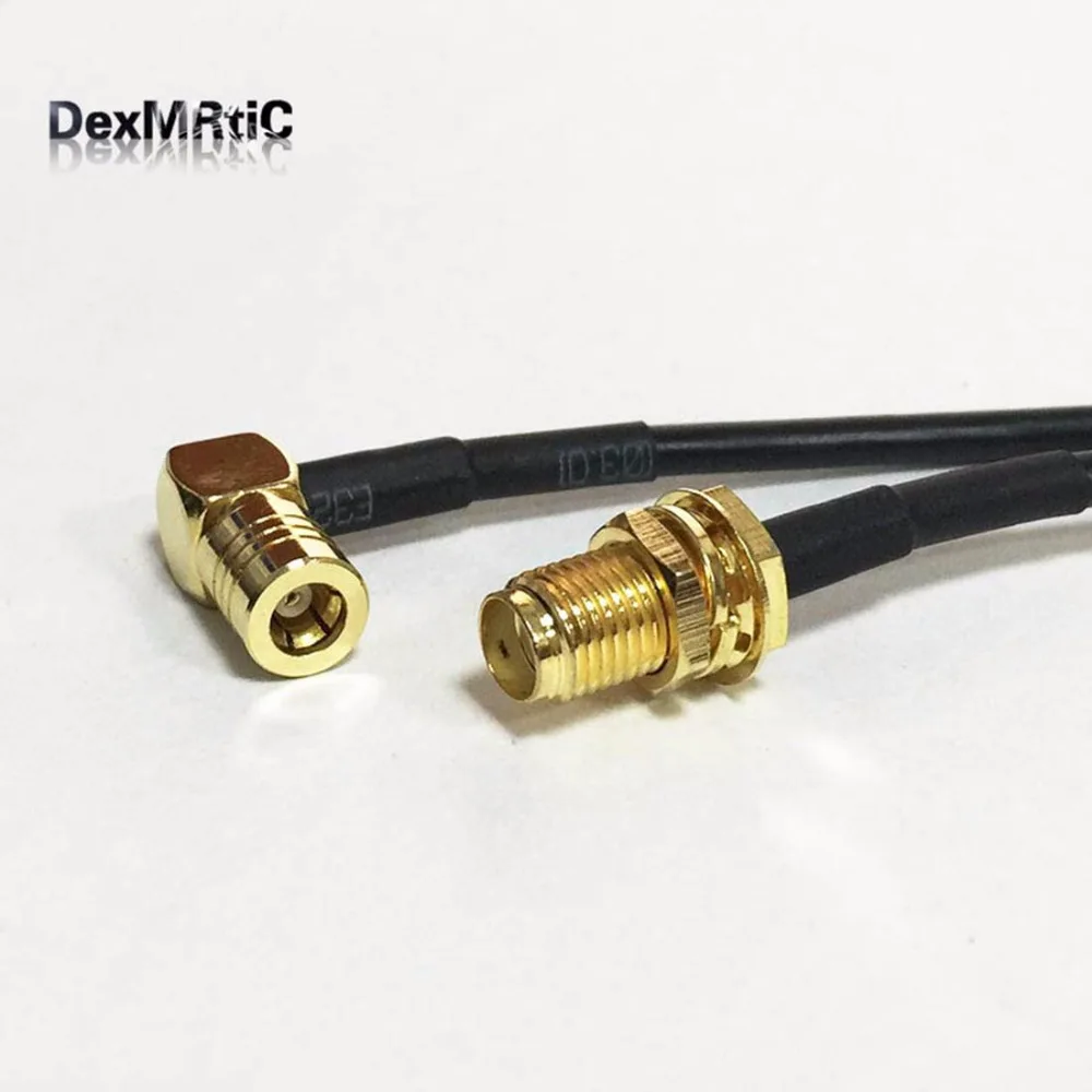 SMB  Female Jack Right  Angle Connector