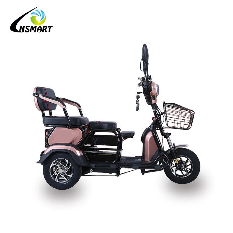 Toptan yetişkin 3 katlanır elektrikli hareketlilik üç tekerlekli scooter