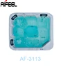 2017 Freestanding hot sale massage outdoor acrylic container spa hot tub bathtub