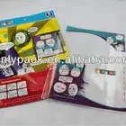Clear eco-friendly PP book cover with customized printing and design