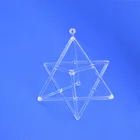 HF Merkaba Star Clear Quartz Crystal Singing Pyramid