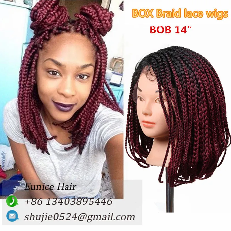 141624inch Crochet Hair Wigs Boxids Short Bob Hairstyle Lace Front Synthetic Women Wigs For Black Women 141624inch Crochet Hair Wigs Boxids Short Bob Hairstyle Lace Front Synthetic Women Wigs For Black Women