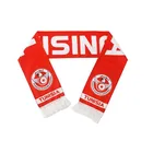 Oempromo wholesale knitted 100% acrylic football fan scarf