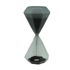 Home decoration item type 30 minutes wood base glass sand timer wholesale