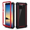 A014 2018 New Popular 2 In 1 For Samsung S10 Note 9 Case Hard Back Crystal Rugged Armor Full Cover PC Phone Case For Iphone XS