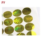 Best OEM 3D holographic stamping label custom logo hologram hot stamping sticker foil