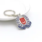 Longzhiyu 12years manufacturer custom country flag keychain balloon keychain custom laser cut acrylic keychain