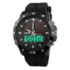 Led Watch Watches SKMEI Brand 1064 LED Digital Quartz Dual Display Solar Powered Watch 50M Waterproof Diving Watches