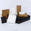 Custom Christmas simple black carton, black drawer box any size, printable LOGO, pattern