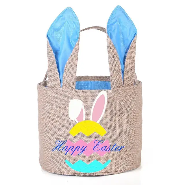wholesale kids toy gift cute easter rabbit basket bag