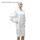 ESD Cleanroom Garment Laboratory Coat Strip Antistatic Clothes Smock Overcoat