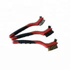 nylon brass stainless steel wire brush for cleaning jobs & removal of paint rust