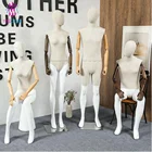 Cloth mannequin men fabric mannequin with solid arms hand