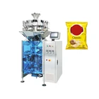 Automatic small bag potato chips snack packing machine supplier for chocolate beans popcorn with weighing scale price