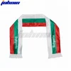 hot selling Bulgaria polyester satin soft silk football fan scarf
