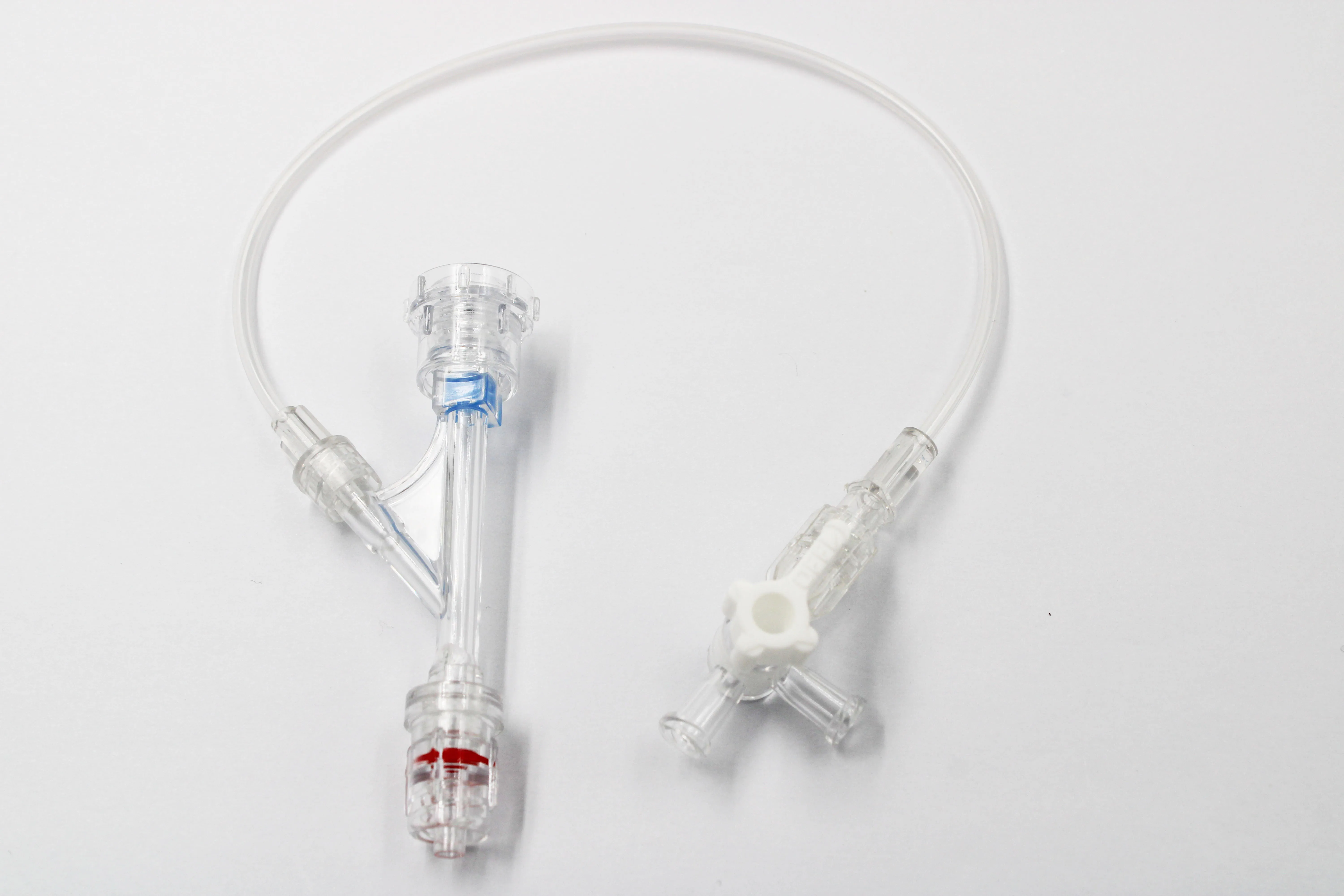 医用螺旋式 y 型连接器血管造影用止血阀