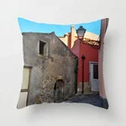 Ginzeal Digital Printing Logo 100% Cotton Lien Silk Pillow Case