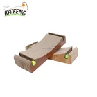 Cat Scratch Pad Corrugated Cardboard Carton Cat Scratcher Board With ball