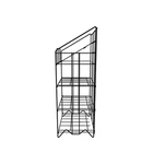 Customized advertising display rack newspaper stand metal bookshelf
