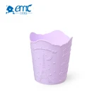 Low price small round plastic pen container
