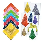 Wholesa Cheap Double Sided Paisley Print 22*22 Inch 100% Cotton Novelty n High Quality Bandana