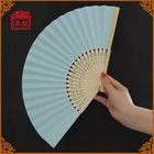 Welcome custom ice cream color personalized paper hand fans GYS914-3