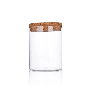 wide mouth glass jar with cork lid glass bottle colored