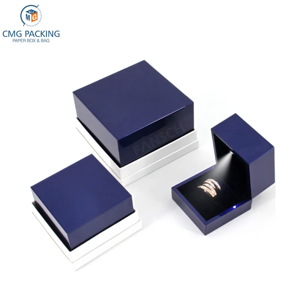 custom high-end jewel gift box square box with logo