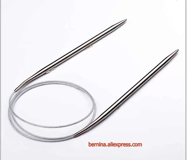 80cm/100cm/120 fixed Stainless Steel Circular Needle Knitting Tools Needles  1.5mm to 10mm 2.0mm 2.25mm 2.5mm 3.0mm 3.5mm 4MM 5MM - AliExpress